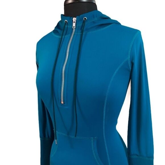 free People Movement 1/4 Zip Hooded Pullover Sz XS - Picture 2 of 11